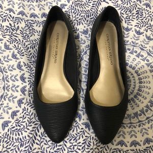 NEW Christian Siriano black flats size 6.5